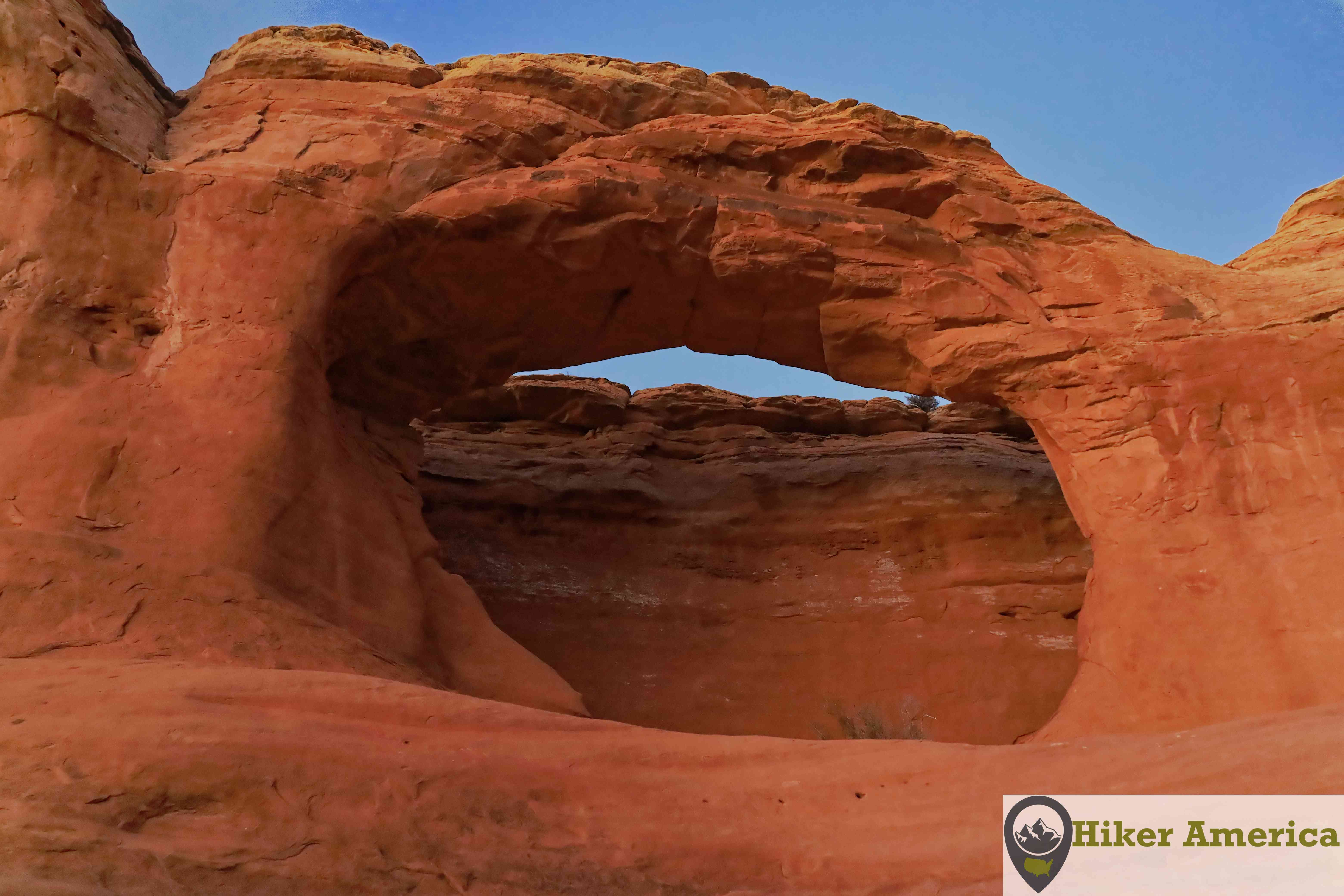 A closer look at Tapestry Arch.